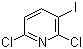 2,6-二氯-3-碘吡啶分子结构 (CAS 148493-37-2)