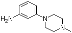 3-(4-甲基哌嗪-1-基)苯胺分子结构 (CAS 148546-99-0)