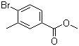 4-溴-3-甲基苯甲酸甲酯分子结构 (CAS 148547-19-7)