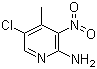 2-Amino-5-chloro-4-methyl-3-nitropyridine molecular structure (CAS 148612-17-3)