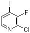 2-氯-3-氟-4-碘吡啶分子结构 (CAS 148639-07-0)