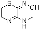 5,6-二氢-3-(甲基氨基)-2H-1,4-噻嗪-2-酮肟分子结构 (CAS 148639-72-9)