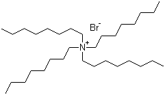 structure of CAS# 14866-33-2, Tetraoctylammonium bromide