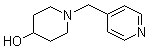 structure of CAS# 148729-35-5, 1-(4-Pyridinylmethyl)-4-piperidinol