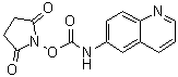 structure of CAS# 148757-94-2, 1-[[(6-喹啉基氨基)羰基]氧基]-2,5-吡咯烷二酮