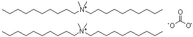 二癸基二甲基铵碳酸盐分子结构 (CAS 148788-55-0)
