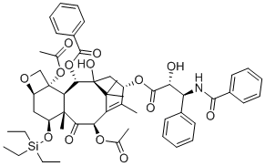 structure of CAS# 148930-55-6, 7-O-(三乙基硅烷基)紫杉醇