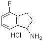 structure of CAS# 148960-34-3, 4-Fluoroindan-1-ylamine hydrochloride