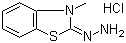 3-甲基-2-苯并噻唑酮腙盐酸盐分子结构 (CAS 149022-15-1)