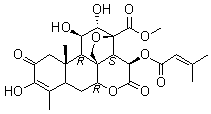 CAS # 14907-98-3, (+)-Brusatol, Brusatol, NSC 172924, Yatansin