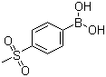 4-(甲磺酰基)苯硼酸分子结构 (CAS 149104-88-1)