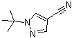 structure of CAS# 149139-43-5, 1-叔丁基-1H-吡唑-4-甲腈
