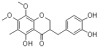 structure of CAS# 149180-48-3, 5-羟基-7,8-二甲氧基-6-甲基-3-(3',4'-二羟基苄基)色满-4-酮