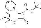 structure of CAS# 149198-47-0, (3R,4S)-3-(三乙基硅氧基)-4-苯基-2-氧-氮杂环丁-1-甲酸叔丁酯
