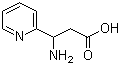 3-氨基-3-(吡啶-2-基)丙酸分子结构 (CAS 149251-81-0)