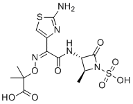 氨曲南分子结构 (CAS 149496-40-2)