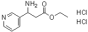 structure of CAS# 149498-96-4, 3-氨基-3-(吡啶-3-基)丙酸乙酯二盐酸盐
