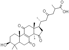 灵芝酸 AM1分子结构 (CAS 149507-55-1)