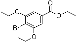 4-溴-3,5-二乙氧基苯甲酸乙酯分子结构 (CAS 149517-92-0)