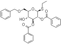 CAS # 149521-64-2, Ethyl 6-O-(phenylmethyl)-1-thio-beta-D-glucopyranoside 2,3-dibenzoate