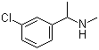 3-氯-N,alpha-二甲基苄胺分子结构 (CAS 149529-99-7)