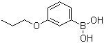 3-丙氧基苯硼酸分子结构 (CAS 149557-18-6)