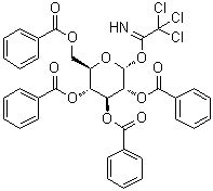 CAS 登录号：149707-75-5, alpha-D-吡喃葡萄糖 2,3,4,6-四苯甲酸酯 1-(2,2,2-三氯亚氨乙酸酯)