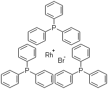 Bromotris(triphenylphosphine)rhodium molecular structure (CAS 14973-89-8)
