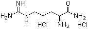 structure of CAS# 14975-30-5, L-精氨酰胺二盐酸盐