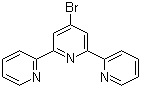 4'-溴-2,2':6',2''-三联吡啶分子结构 (CAS 149817-62-9)
