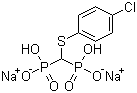 替鲁膦酸二钠分子结构 (CAS 149845-07-8)