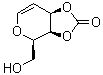 1,5-脱水-2-脱氧-D-来苏-己-1-烯糖环 3,4-碳酸酯分子结构 (CAS 149847-26-7)