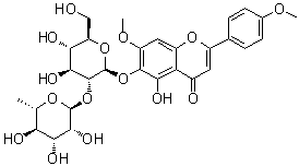 Gelomuloside A分子结构 (CAS 149998-38-9)