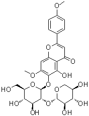 Gelomuloside B分子结构 (CAS 149998-39-0)