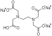 structure of CAS# 150-38-9, Trisodium versenate