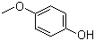 structure of CAS# 150-76-5, 4-Methoxyphenol