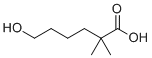 6-羟基-2,2-二甲基-己酸分子结构 (CAS 1500477-45-1)
