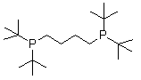 1,4-双(二叔丁基膦)丁烷分子结构 (CAS 150111-89-0)