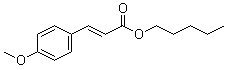 4-甲氧基肉桂酸戊酯分子结构 (CAS 150171-33-8)