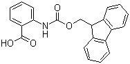 N-芴甲氧羰基-2-氨基苯甲酸分子结构 (CAS 150256-42-1)