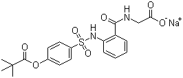 西维来司钠分子结构 (CAS 150374-95-1)