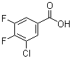 structure of CAS# 150444-95-4, 3-氯-4,5-二氟苯甲酸