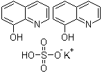 CAS # 15077-57-3, 8-Quinolinol sulfate (2:1) (salt) monopotassium salt
