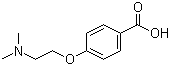 4-[2-(二甲基氨基)乙氧基]苯甲酸分子结构 (CAS 150798-78-0)