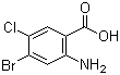 2-氨基-4-溴-5-氯苯甲酸分子结构 (CAS 150812-32-1)