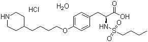 structure of CAS# 150915-40-5, Tirofiban hydrochloride monohydrate