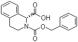 structure of CAS# 151004-88-5, (R)-N-苄氧羰基-3,4-二氢-1H-异喹啉羧酸