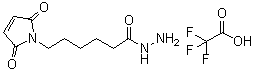 epsilon-马来酰亚胺基己酰肼单(三氟乙酸)盐分子结构 (CAS 151038-94-7)