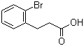 3-(2-溴苯基)丙酸分子结构 (CAS 15115-58-9)