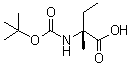 N-叔丁氧羰基-L-异缬氨酸分子结构 (CAS 151171-11-8)